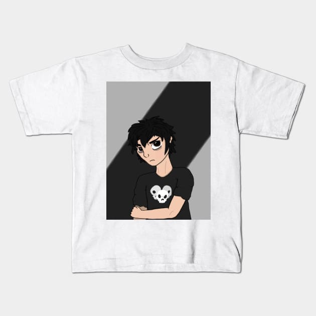 Nico di Angelo Kids T-Shirt by ceolsonart